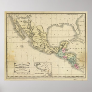 Mexico, Midden-Amerika Poster