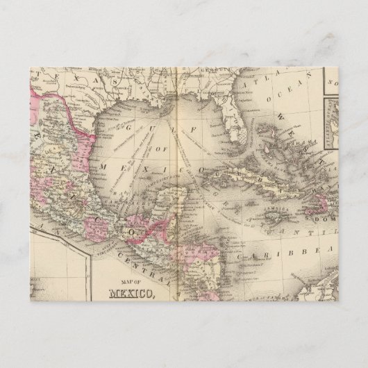 Mexico, Midden-Amerika, West Indies Briefkaart (Voorkant)