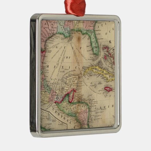 Mexico, Midden-Amerika, West Indies Metalen Ornament (Rechts)