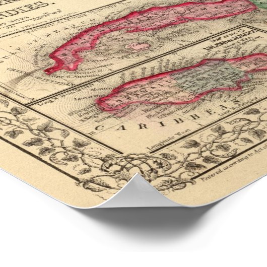 Mexico, Midden-Amerika, West Indies Poster (Hoek)