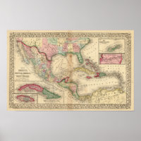 Mexico, Midden-Amerika, West Indies
