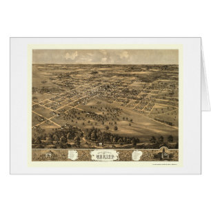 Mexico, MO Panorama Map - 1869