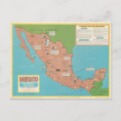 Mexico - Muur met focus en hoofddoel Briefkaart (Voorkant)