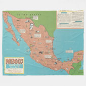 Mexico - Muur met focus en hoofddoel Fleece Deken (Voorkant (Horizontaal))