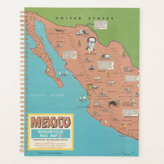 Mexico - Muur met focus en hoofddoel Planner (Voorkant)