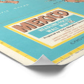 Mexico - Muur met focus en hoofddoel Poster (Hoek)