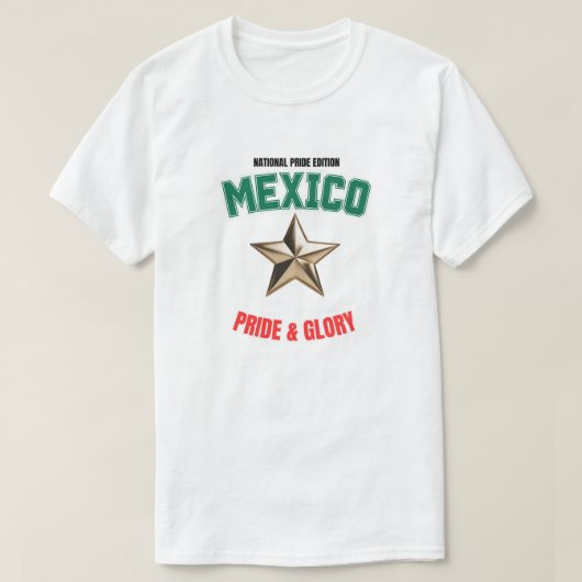 Mexico National Pride Edition Heren T-Shirt (Design voorkant)