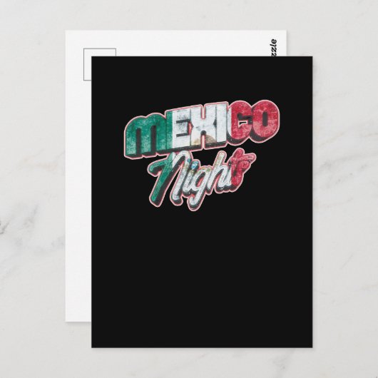 Mexico Nights Mexicaanse Pride Briefkaart (Voorkant / Achterkant)