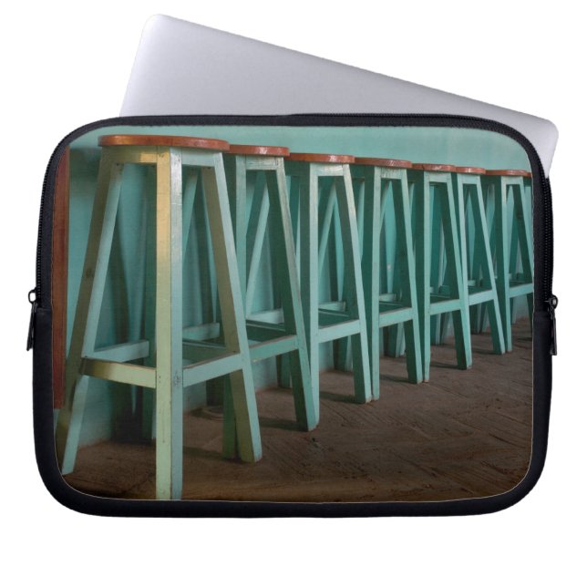 Mexico, Oaxaca, de muur van de Groene Bar van de G Laptop Sleeve (Voorkant)