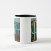 Mexico, Oaxaca, de muur van de Groene Bar van de G Mok (Midden)