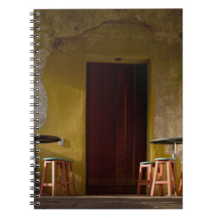 Mexico, Oaxaca, Namiddagzon licht balkon van Notitieboek