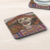 Mexico, Oaxaca. Sand tapestry (tapete de arena) Drankjes Onderzetter (Linkerzijde)