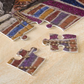 Mexico, Oaxaca. Sand tapestry (tapete de arena) Legpuzzel (Zijkant)