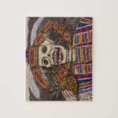 Mexico, Oaxaca. Sand tapestry (tapete de arena) Legpuzzel (Verticaal)