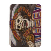 Mexico, Oaxaca. Sand tapestry (tapete de arena) Magneet (Verticaal)