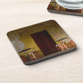 Mexico, Oaxaca, vanmiddag licht de balkon van de z Bier Onderzetter (Linkerzijde)