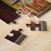 Mexico, Oaxaca, vanmiddag licht de balkon van de z Legpuzzel (Zijkant)