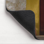 Mexico, Oaxaca, vanmiddag licht de balkon van de z Muismat (Hoek)