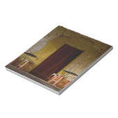 Mexico, Oaxaca, vanmiddag licht de balkon van de z Notitieblok (Linkerzijde)