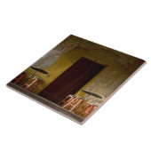 Mexico, Oaxaca, vanmiddag licht de balkon van de z Tegeltje (Zijkant)