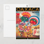 Mexico Oaxaca vintage-briefkaart Briefkaart (Voorkant / Achterkant)