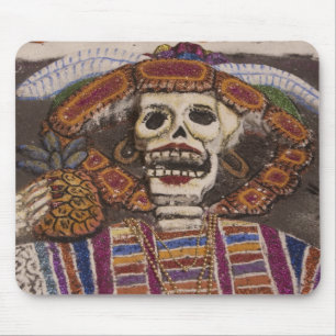 Mexico, Oaxaca. Zandtapijt (tapete de arena) Muismat