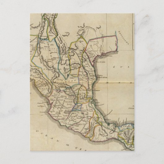 Mexico of Nieuw-Spanje Briefkaart (Voorkant)