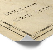 Mexico of Nieuw-Spanje Poster (Hoek)