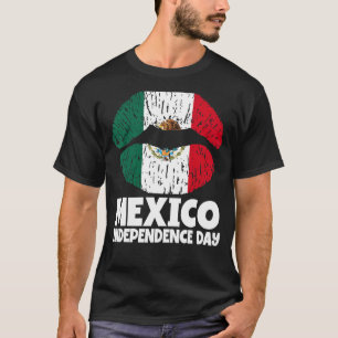 Mexico Onafhankelijkheidsdag 2022 Lips Pride Mexic T-shirt