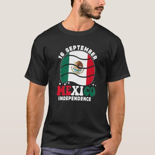  Mexico Onafhankelijkheidsdag 2022 Mexicaanse Prid T-shirt (Voorkant)