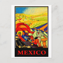 Mexico, oud reizen briefkaart