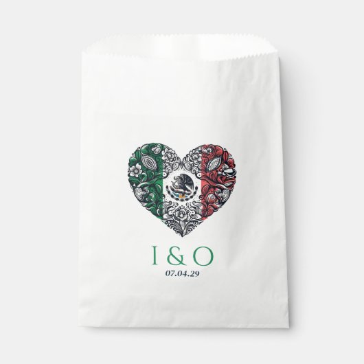 Mexico Paar Bruiloft Bedankzakje (Voorkant)