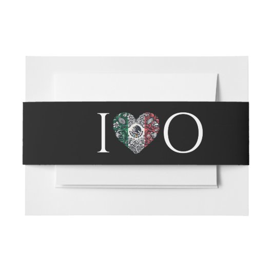 Mexico Paar Bruiloft Uitnodigingen Wikkel (Voorkant Voorbeeld)