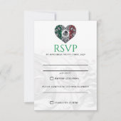 Mexico Paar RSVP-kaart RSVP Kaartje (Voorkant)