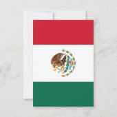 Mexico Paar RSVP-kaart RSVP Kaartje (Achterkant)