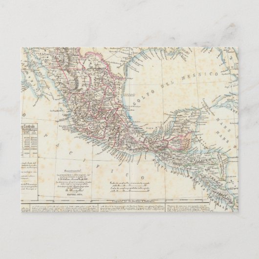 Mexico, Panama, Midden-Amerika Briefkaart (Voorkant)