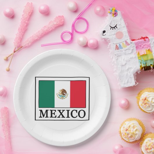 Mexico Papieren Bordje (Feest)