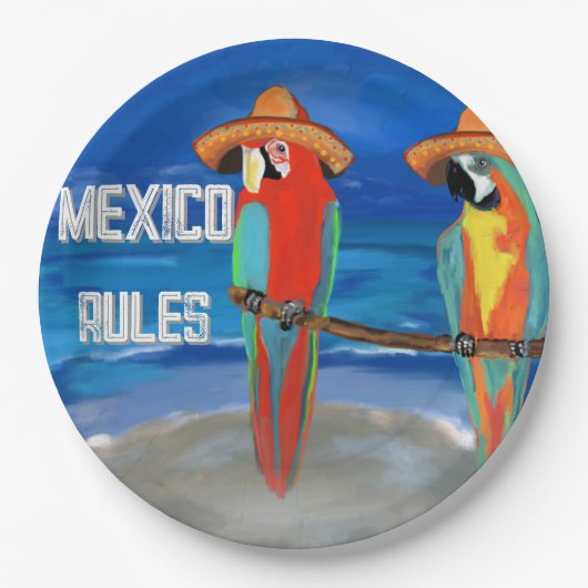 MEXICO PAPIEREN BORDJE (Voorkant)
