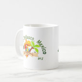 Mexico Parrot-Cartoon Koffiemok (Voorkant links)