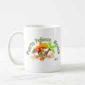 Mexico Parrot-Cartoon Koffiemok (Links)