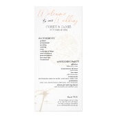 Mexico Paspoort Huwelijksprogramma Reclamekaart (Voorkant)