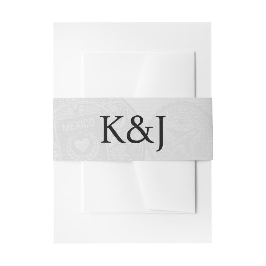 Mexico Paspoort Uitnodigingen Wikkel (Voorkant Voorbeeld)