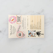 Mexico Passport Palm Tree Wedding (Binnen)