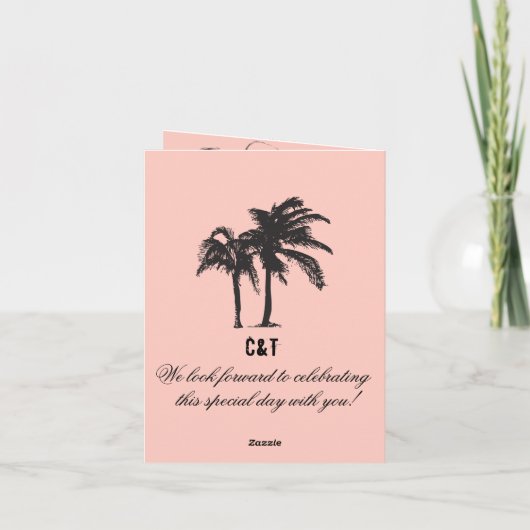 Mexico Passport Wedding Bewaar de datum Feestdagen Kaart (Achterkant)