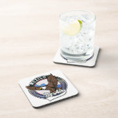 Mexico per vliegtuig reis patch. bier onderzetter (Rechterzijde)