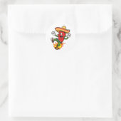 Mexico picante ronde sticker (Tas)