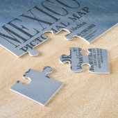 Mexico Pictorial Map van Miguel Gomez Medina Legpuzzel (Zijkant)