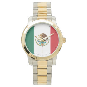 Mexico Plain Flag Horloge