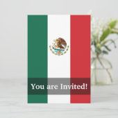 Mexico Plain Flag Kaart (Staand voorkant)