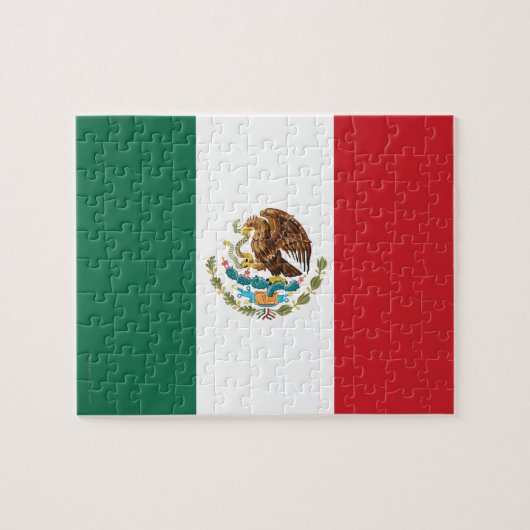Mexico Plain Flag Legpuzzel (Horizontaal)